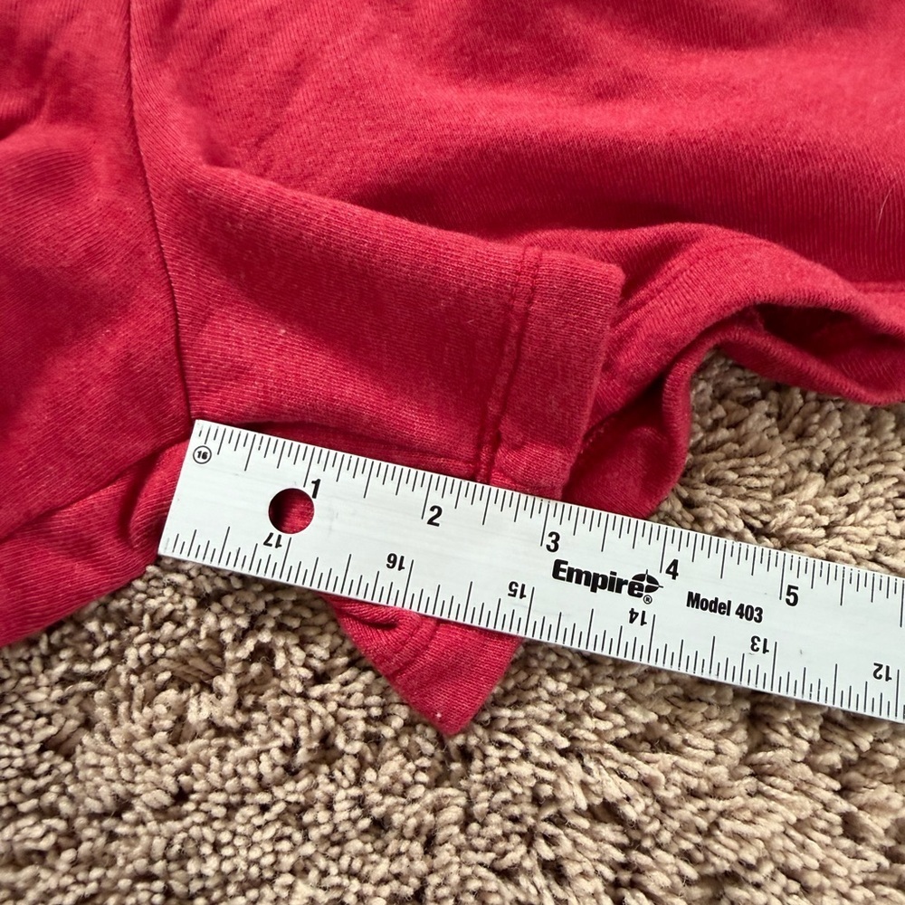 NWT new large fits medium Anthropologie sundry terry shorts red white blue stars - Picture 14 of 14